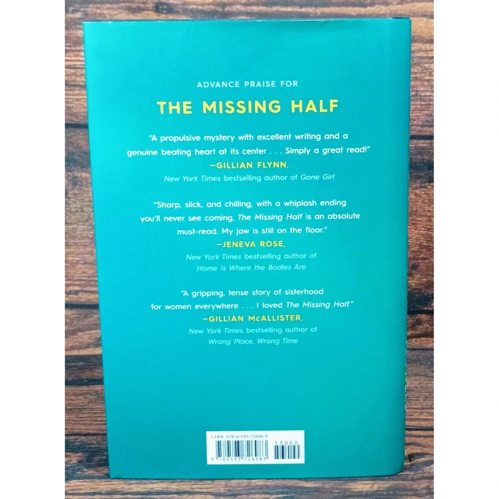 The‎ Missing Half by Ashley Flowers Hardcover Novel Mystery Thriller Bantam Book
